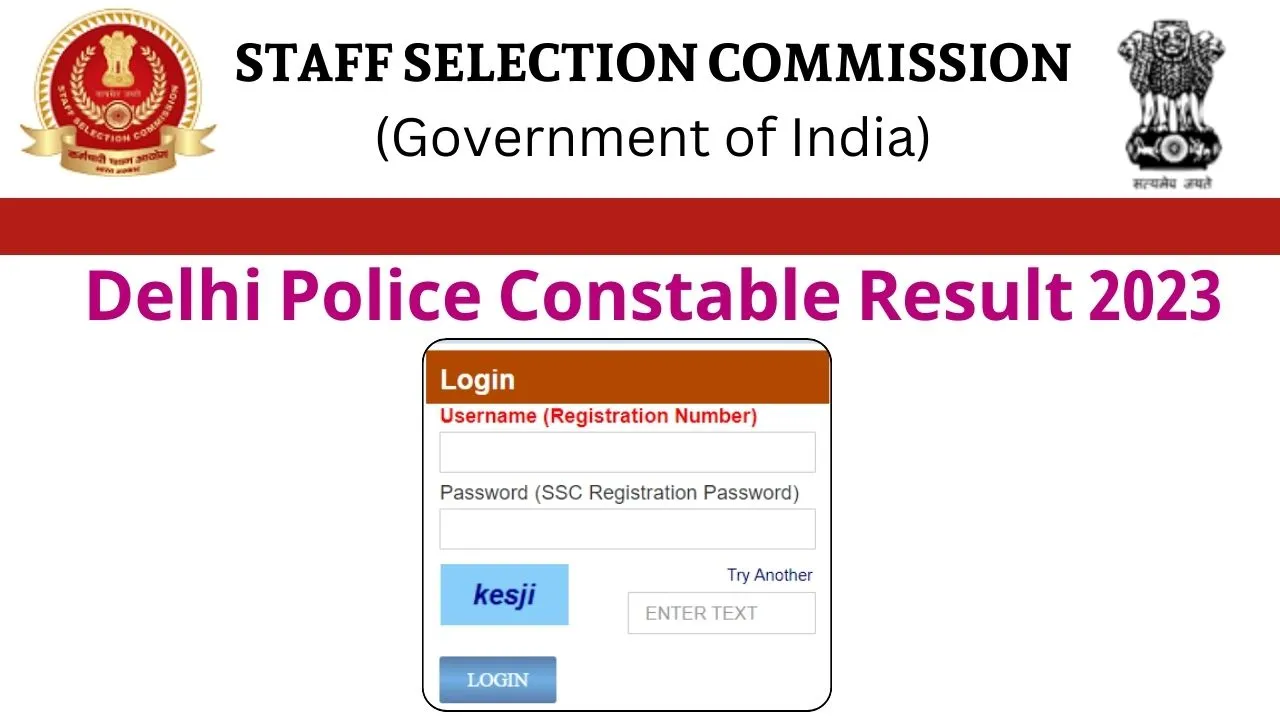Delhi Police Constable Result 2024